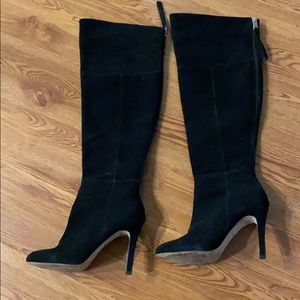 Dolce vita knee high suede black boots